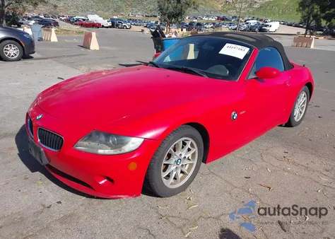 2005 BMW Z4 2.5I из США, поврежденный, VIN 4USBT33515LS55829